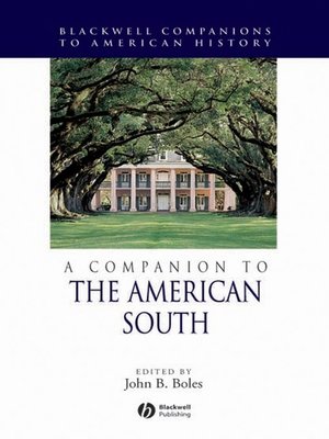 cover image of A Companion to the American South